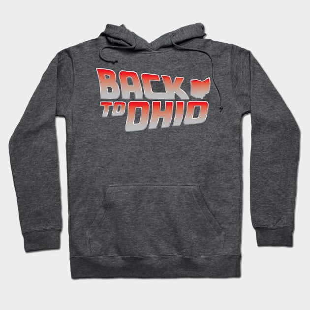 Scarlet State Back To Ohio Hoodie by DeepDiveThreads